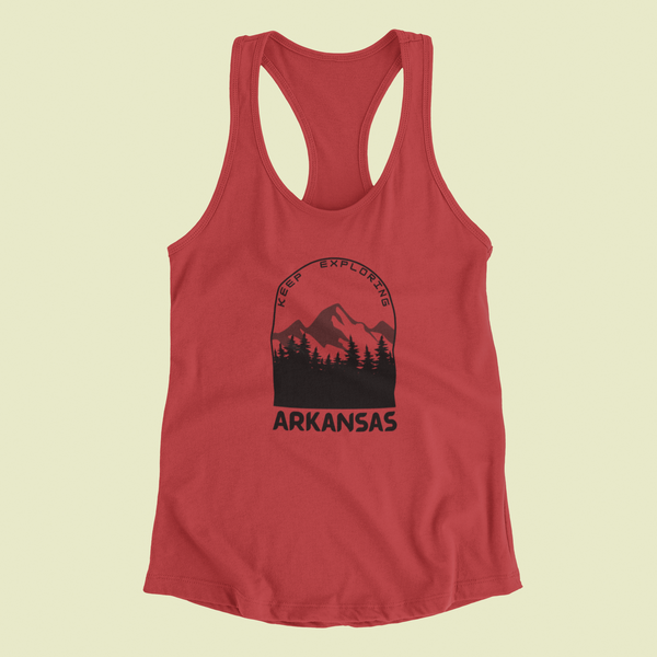 Arkansas: Keep Exploring Tank Tops